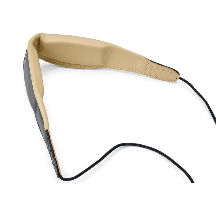 Protec サックス用 ネックストラップ レザー 本革 レストレス 左右独立型パッド メタルスナップ ブラック |  | 02