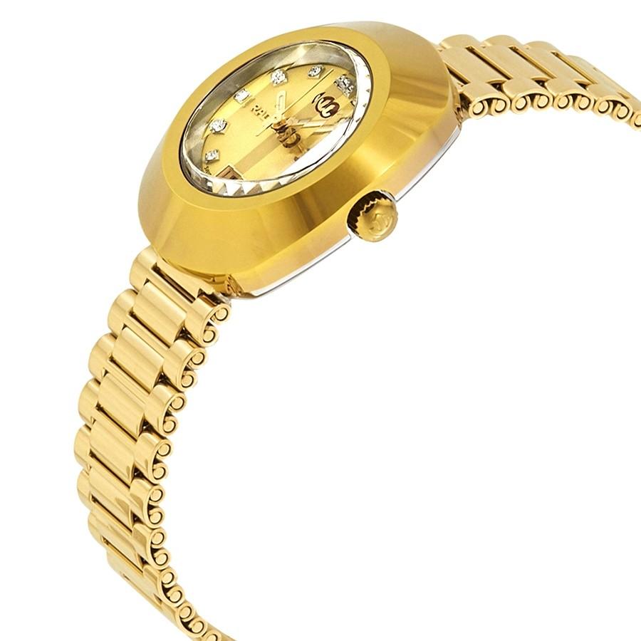 Rado Original Diastar 腕時計 レディース シャンパン文字盤 ダイヤモンド 自動巻き イエローゴールド R12416633 |  | 01