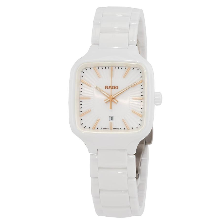 Rado True Square 腕時計 ホワイト文字盤 クオーツ レディース R27072012 | 