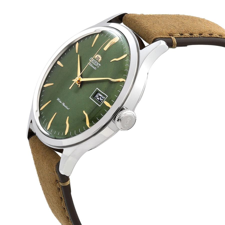 Orient Automatic 腕時計 グリーン文字盤 自動巻き メンズ ブラウンレザー RA-AC0P01E |  | 01