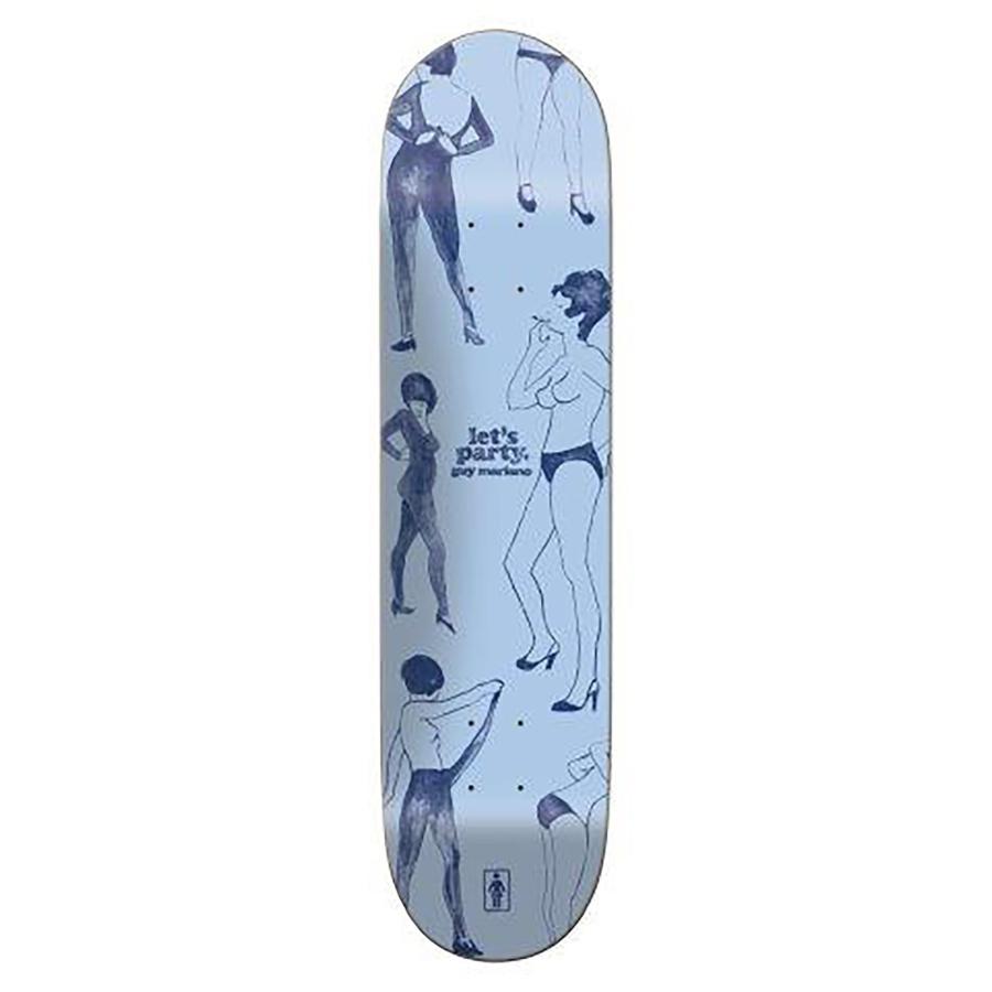 Girl Skateboards Guy Mariano スケートボード Girl Party Girls Guy Mariano スケートボード デッキ 7.812 x 31.3