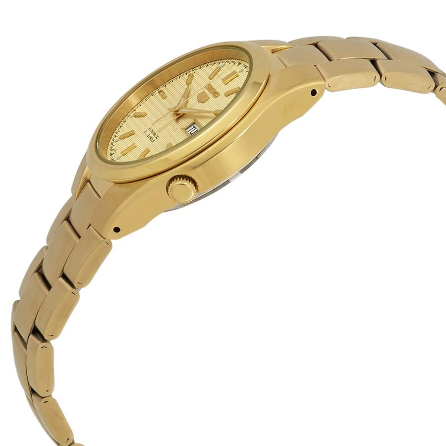 Seiko Series 5 腕時計 自動巻 ゴールド文字盤 ステンレス メンズ SNK610 |  | 01