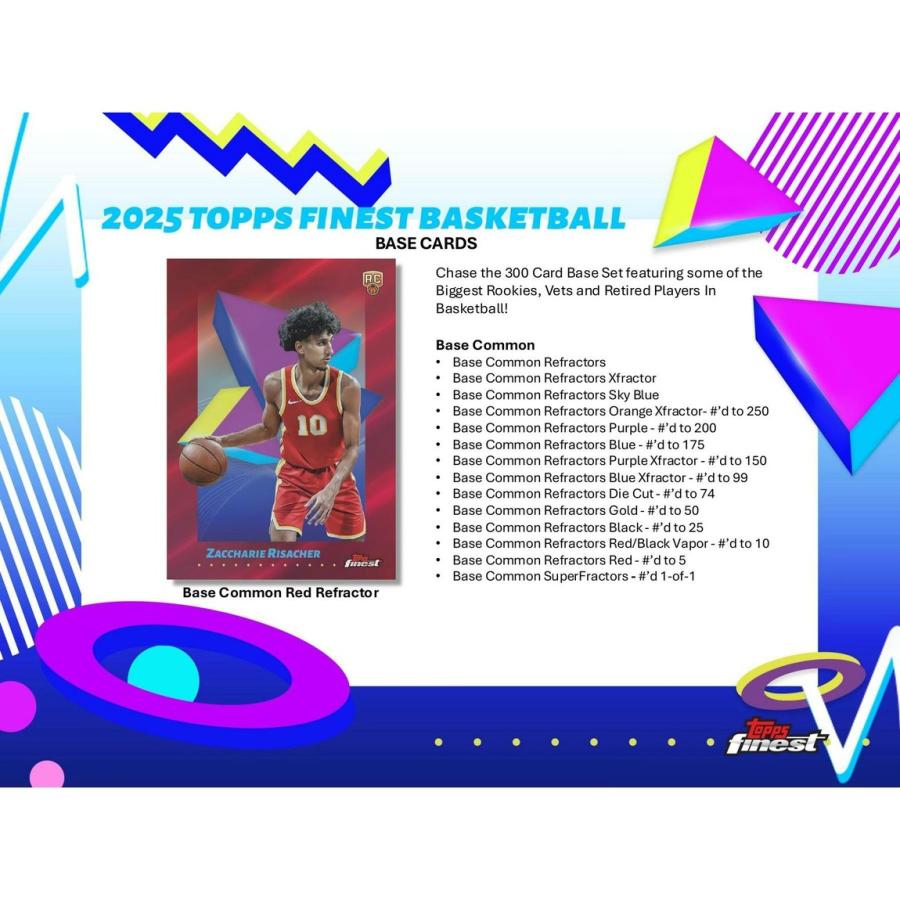 NBA 2024-25 Topps Finest Basketball Hobby Box ホビーボックス 直筆