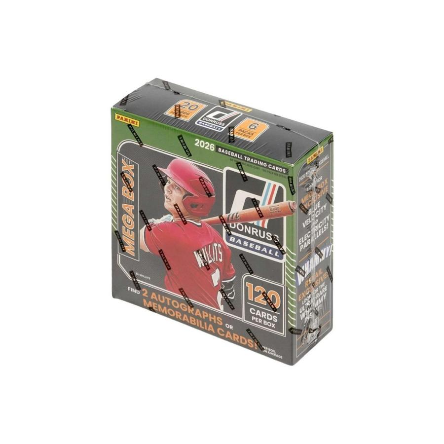 MLB 2026 Panini Donruss Baseball Mega Box 直筆サインまたは