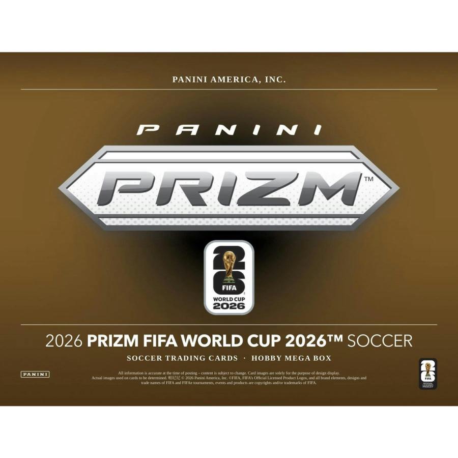 サッカー 2026 Panini Prizm FIFA World Cup Mega Hobby Box 2026年