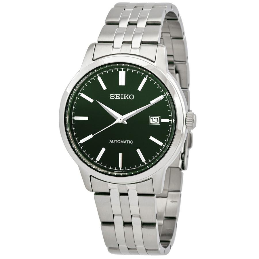 Seiko Automatic 腕時計 グリーン文字盤 ステンレスベルト 自動巻き メンズ SRPH89K1 | 