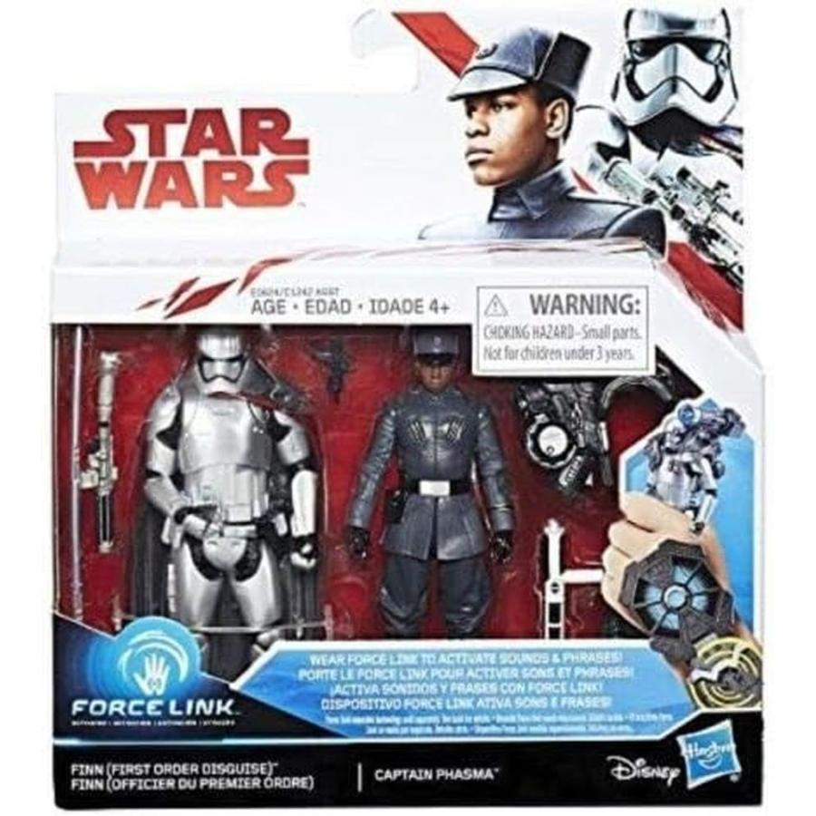 スターウォーズ フォース・リンク フィン ファースト・オーダー変装版 ＆ キャプテン・ファズマ アクションフィギュア 3.75インチ 2体セット | 
