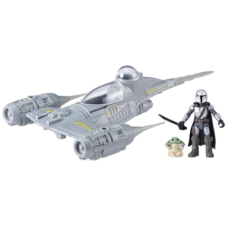 スターウォーズ ミッションフリート マンダロリアン グローグー N-1スターファイター アクションフィギュア ビークル セット 2.5インチ | 