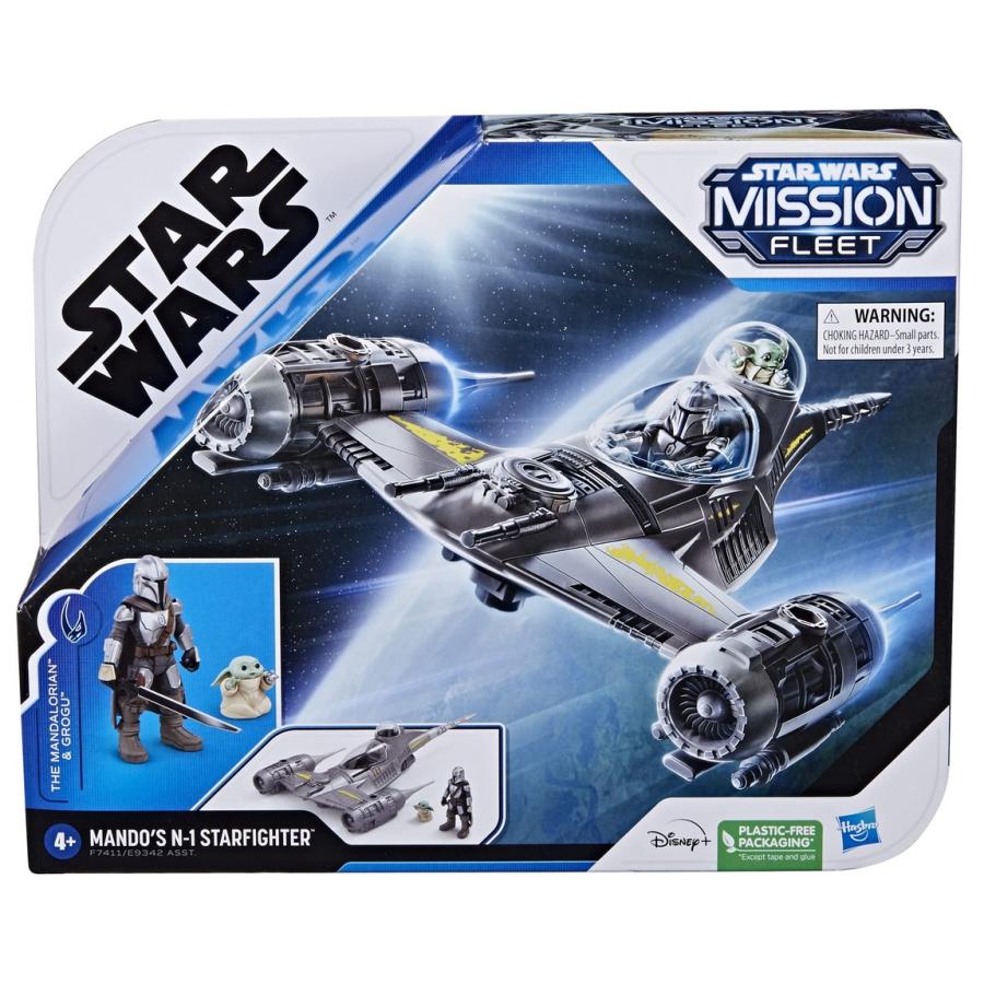 スターウォーズ ミッションフリート マンダロリアン グローグー N-1スターファイター アクションフィギュア ビークル セット 2.5インチ |  | 01