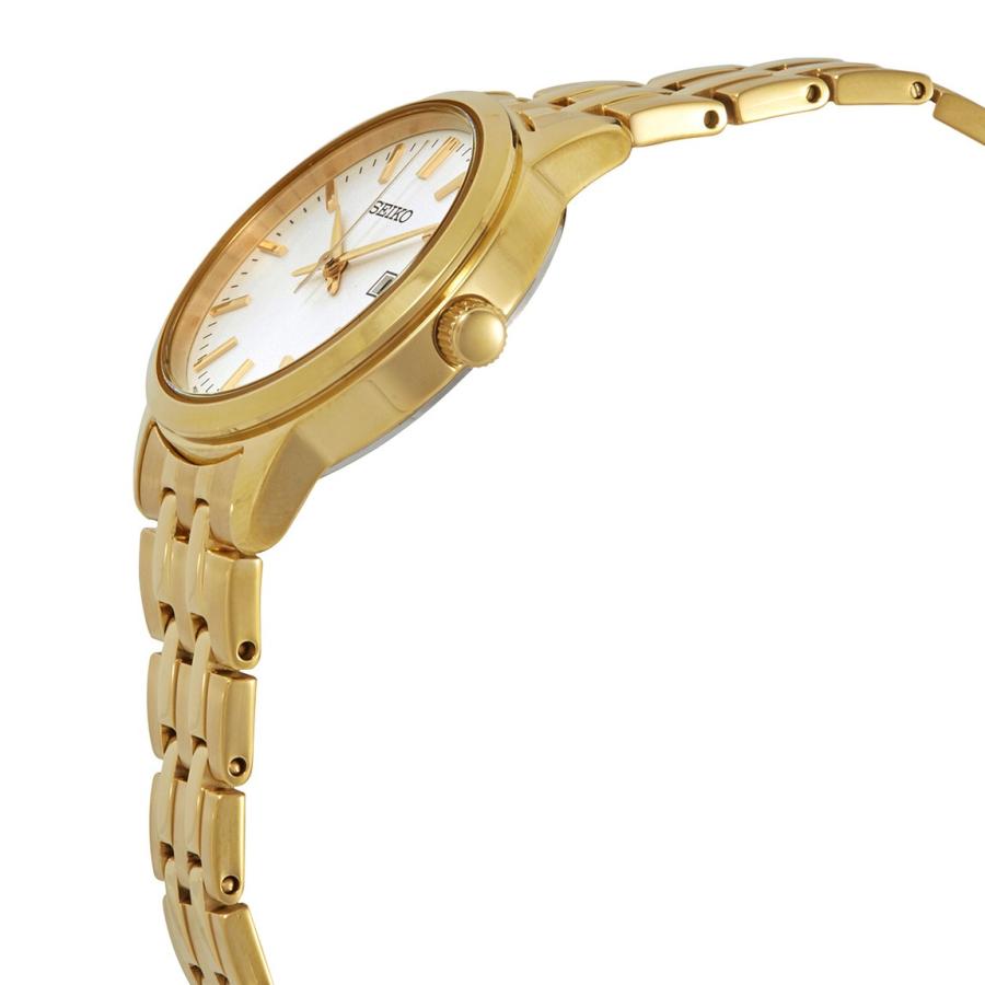 Seiko Classic 腕時計 ホワイト文字盤 イエローゴールド クオーツ レディース SUR412 |  | 01