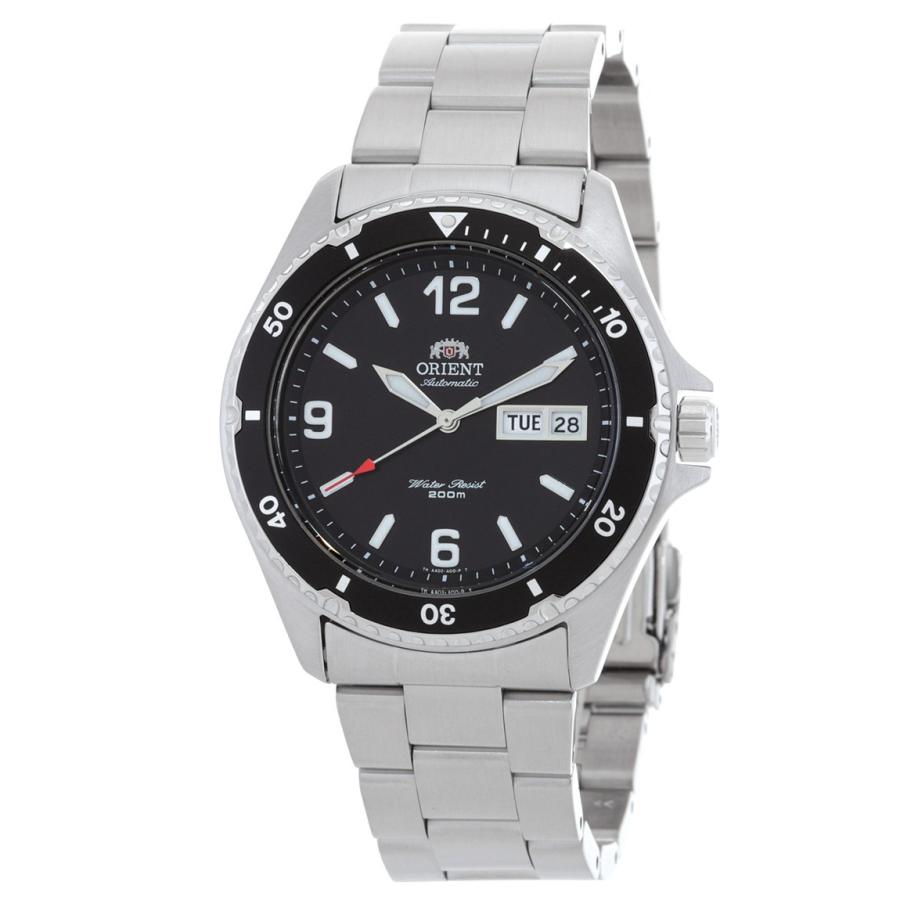 Orient Mako II 腕時計 自動巻 ブラックダイアル ステンレス メンズ TAA02001B | 