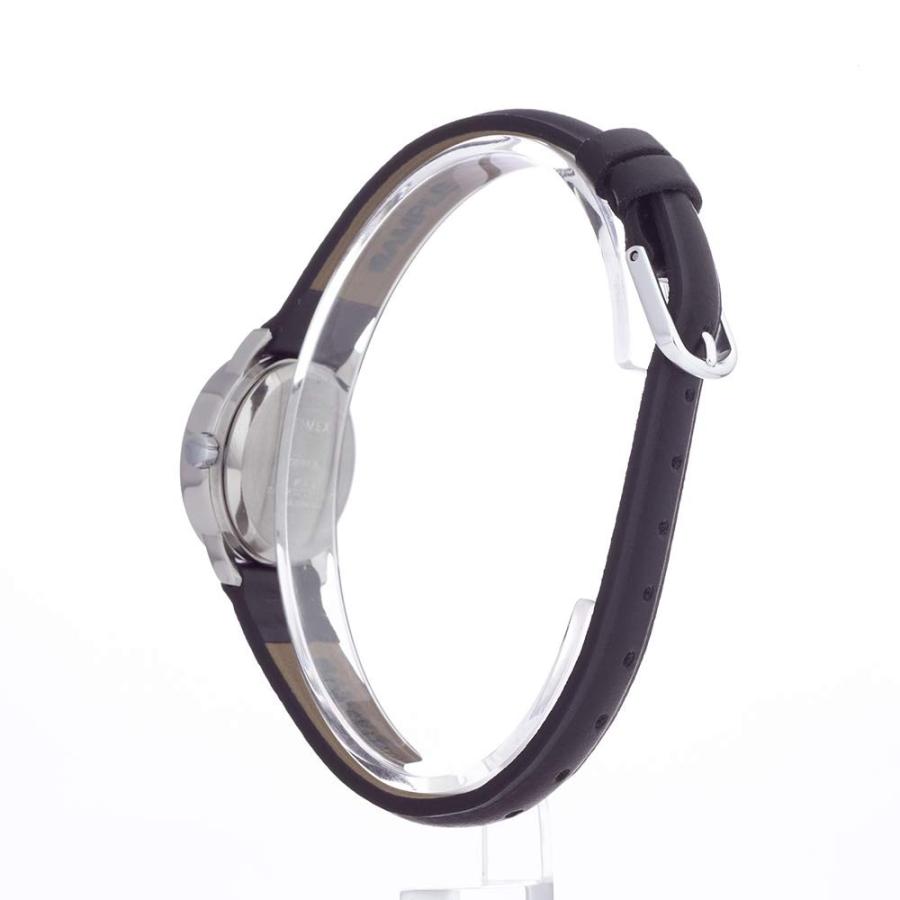 タイメックス Easy Reader レディース ブラック文字盤 レザーベルト シルバーケース 25mm |  | 02