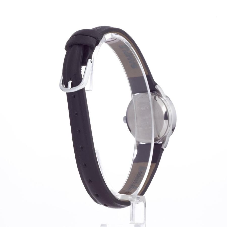 タイメックス Easy Reader レディース ブラック文字盤 レザーベルト シルバーケース 25mm |  | 03