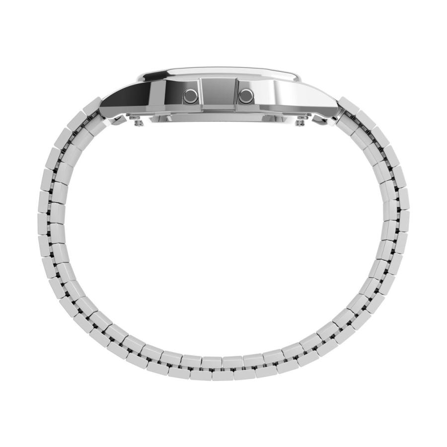 タイメックス Classic Digital メンズ デジタル シルバー ステンレス 伸縮バンド 34mm |  | 01