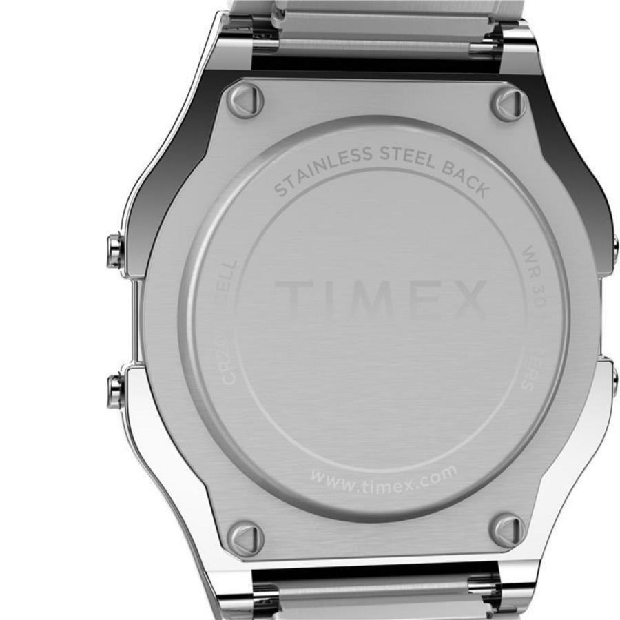 タイメックス Classic Digital メンズ デジタル シルバー ステンレス 伸縮バンド 34mm |  | 03