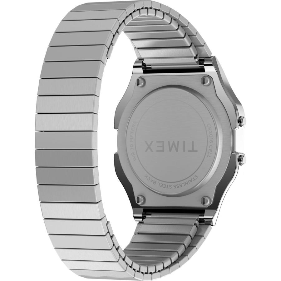 タイメックス Classic Digital メンズ デジタル シルバー ステンレス 伸縮バンド 34mm |  | 04