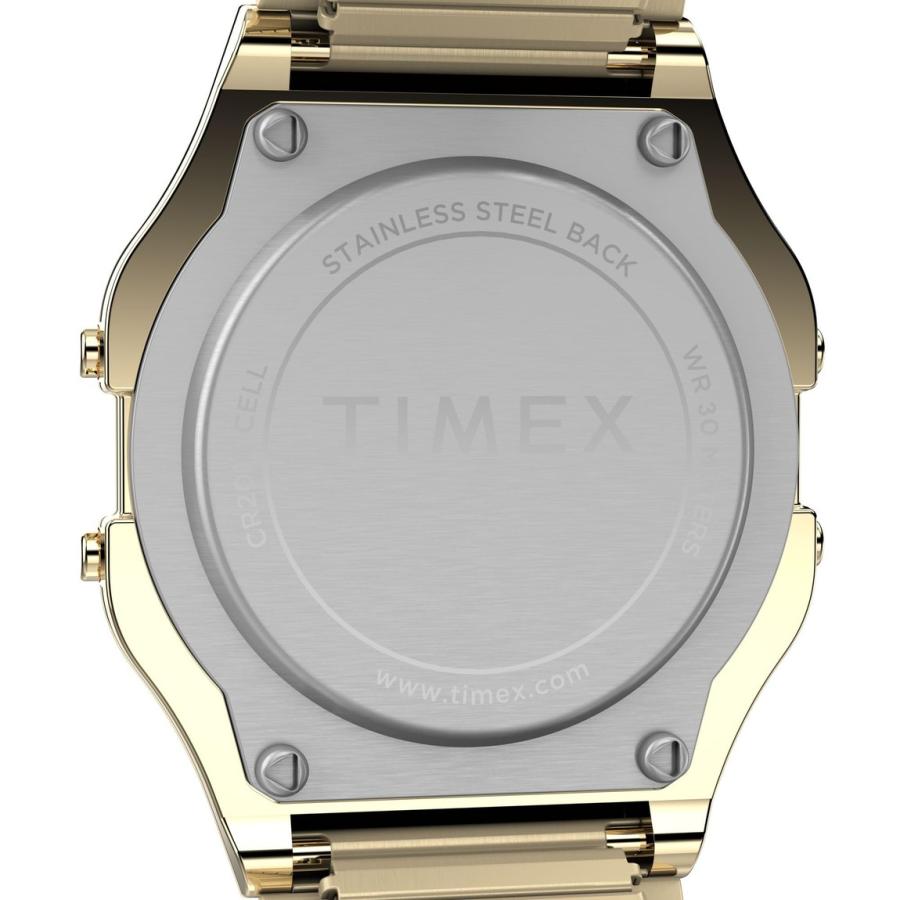 タイメックス Classic Digital メンズ ゴールド ステンレス 伸縮バンド デジタル 34mm |  | 03