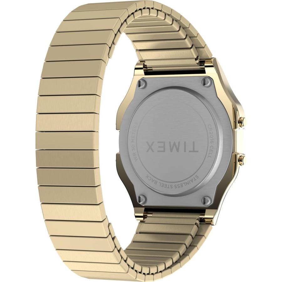 タイメックス Classic Digital メンズ ゴールド ステンレス 伸縮バンド デジタル 34mm |  | 04