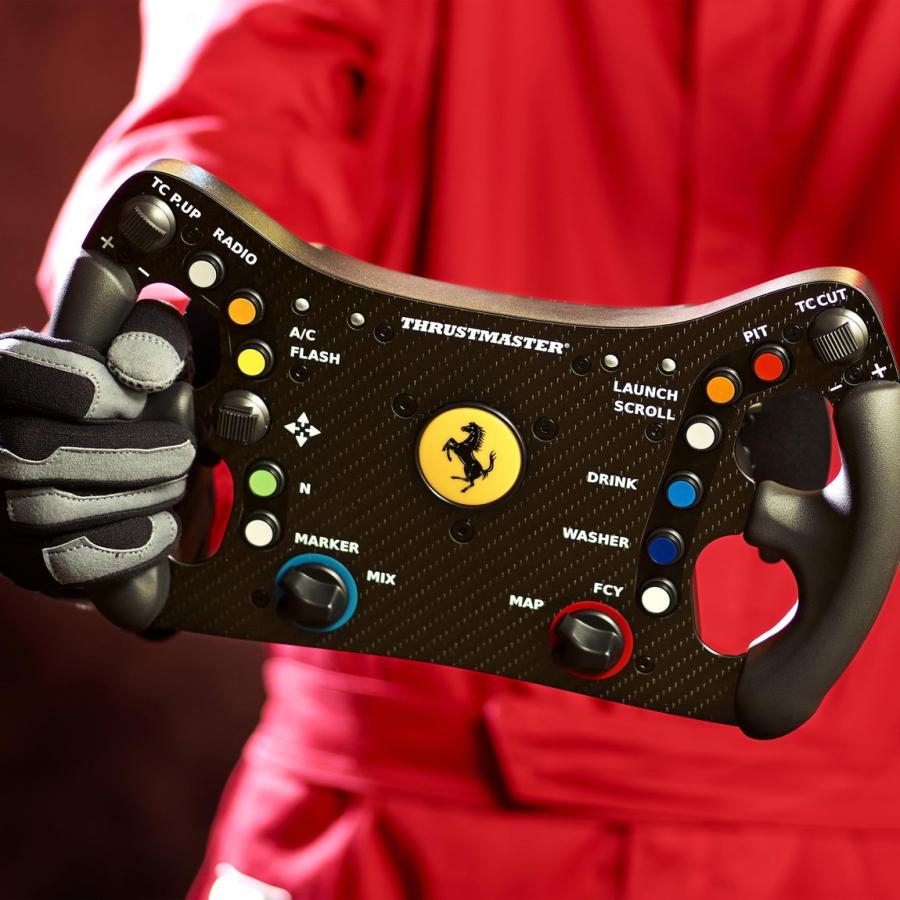 スラストマスター Ferrari 488 GT3 Wheel Add-On ハンドルコントローラー PC PS5 PS4 Xbox 対応 |  | 02