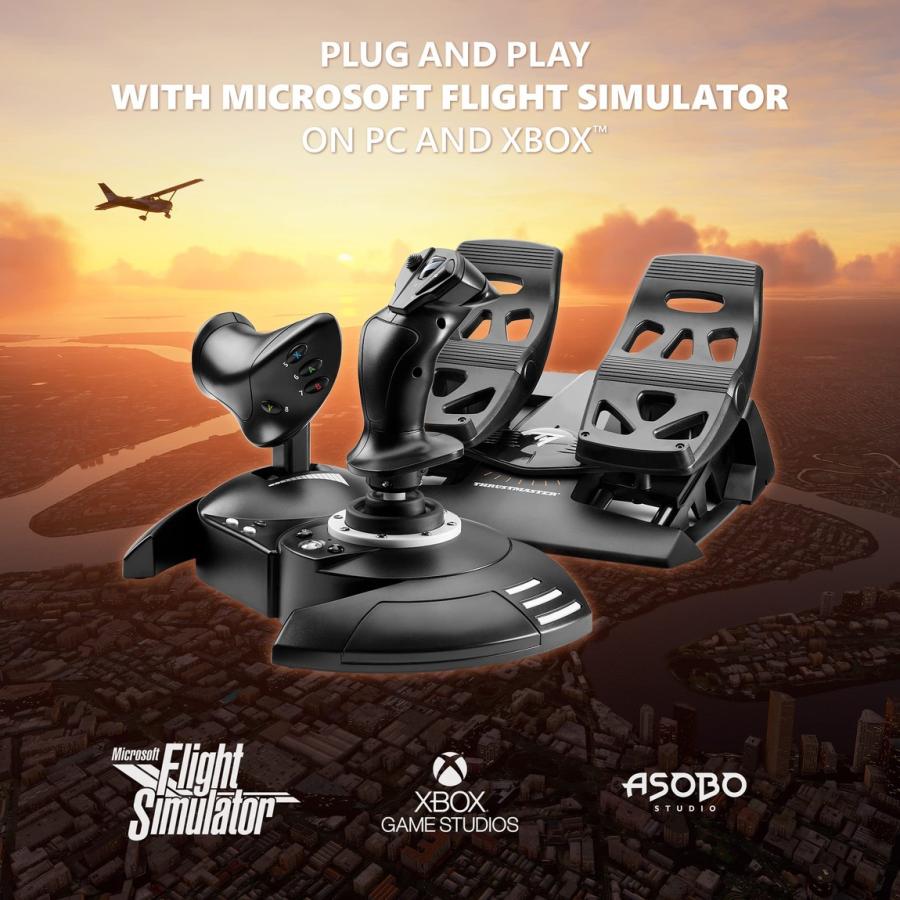 スラストマスター T-Flight Full Kit フライトスティック スロットル ラダーペダル PC Xbox Series X|S対応 |  | 01