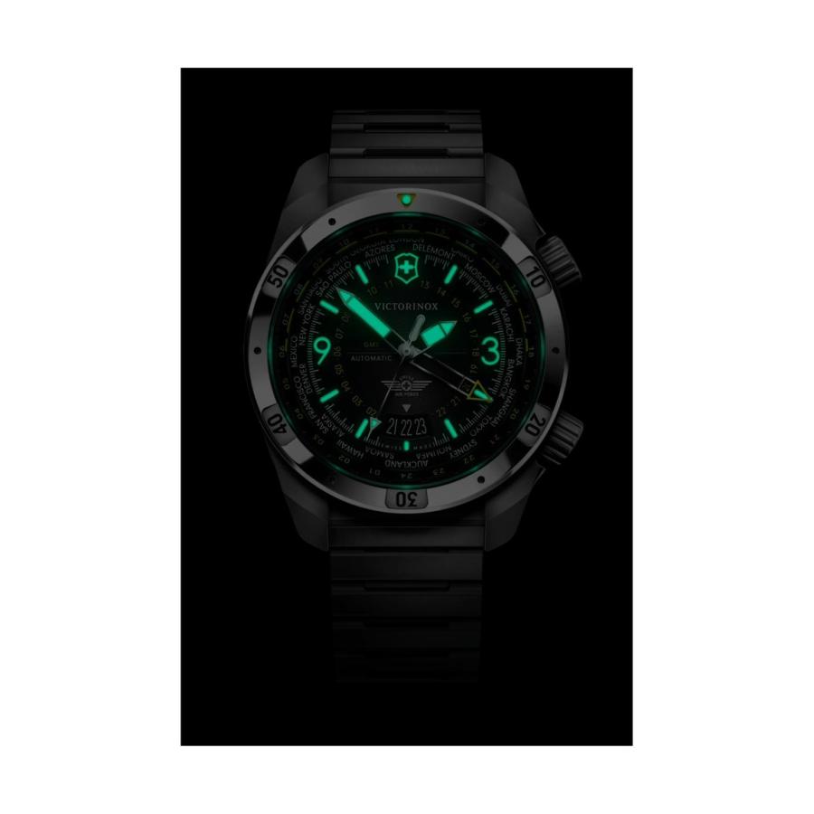 Victorinox Air Pro Automatic 腕時計 ブラック文字盤 ステンレススチール 自動巻き メンズ 43mm 242004 |  | 04