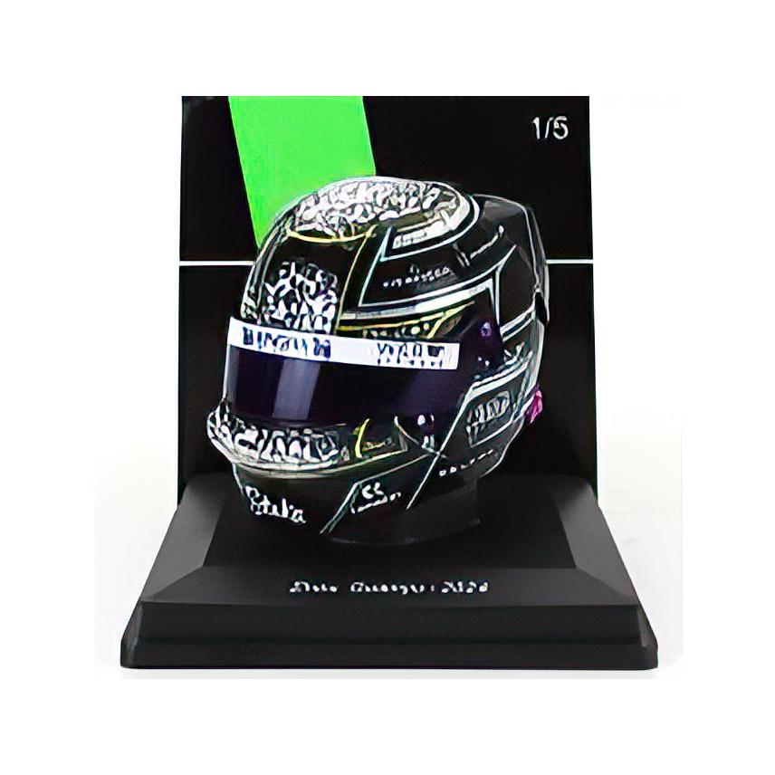 ベル F1ヘルメット ジョウ・グアンユー ザウバー N24 2024年 黒/Spark 1/5 | 