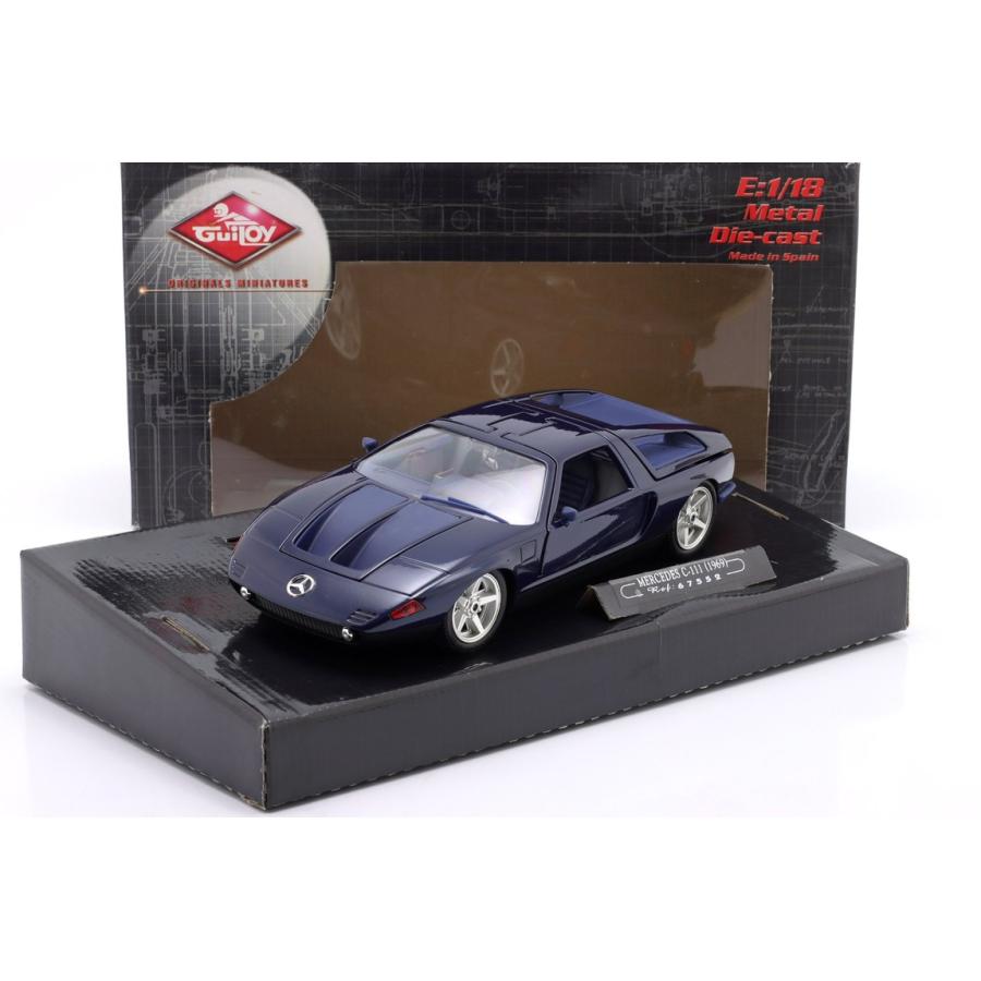 Mercedes Benzメルセデスベンツ C111 1969 ダークブルーメタリック / Guiloy 1/18 ミニカー | 