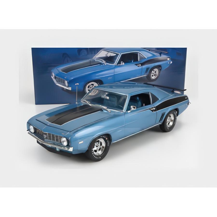 Chevrolet Camaro Copo クーペ 1969 ライトブルー ブラック A1805723/ ACME 1/18 ミニカー | 