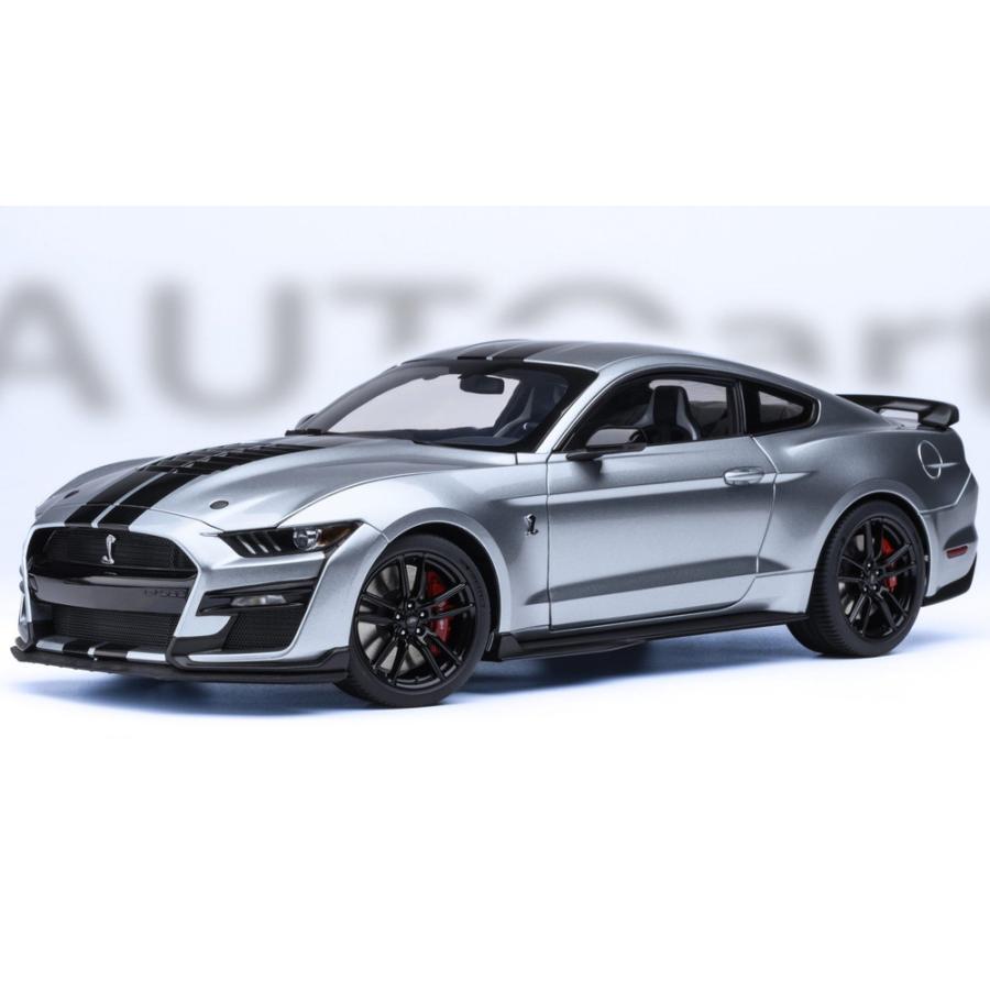 【予約】FORD USA MUSTANG SHELBY GT500 COUPE 2023 アイコニックシルバー/ AUTOart 1/18 ミニカー | 