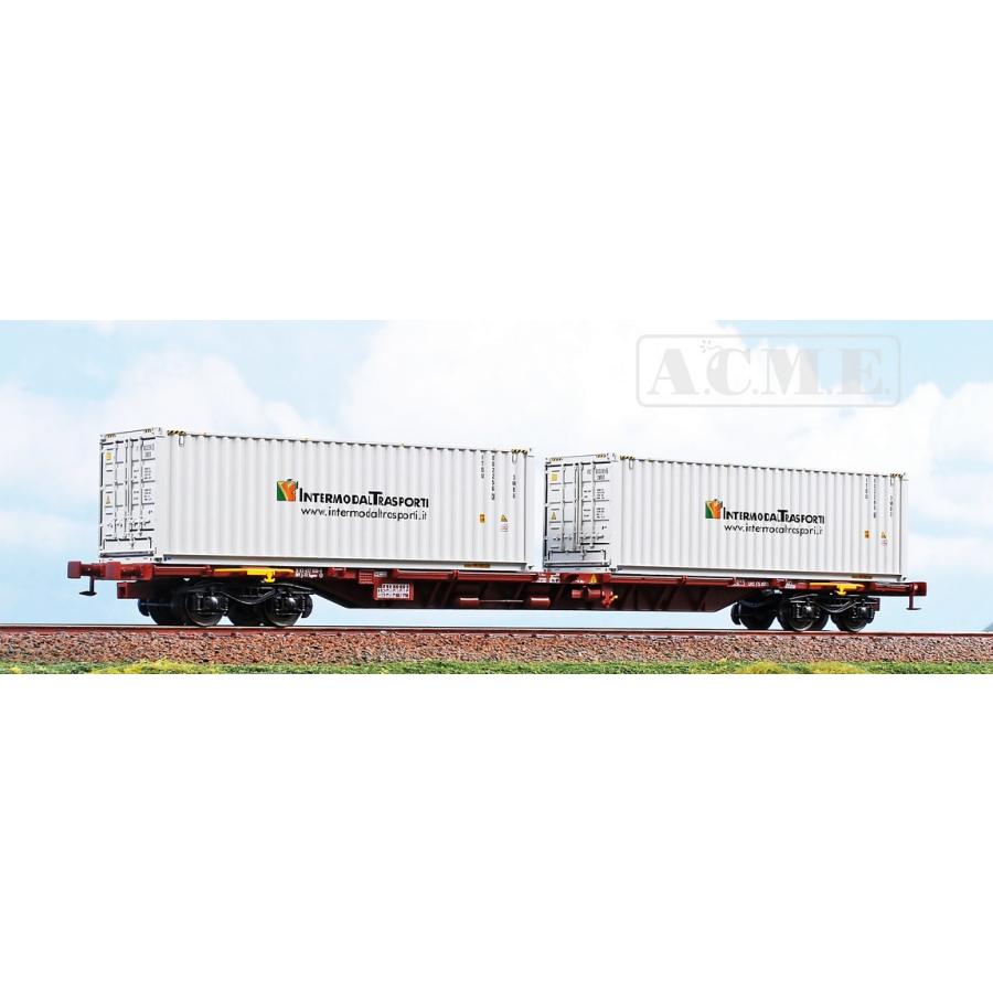 HOゲージ 鉄道模型 貨車 ACME アクメ Trenitalia コンテナ車 Era V VI DC | 