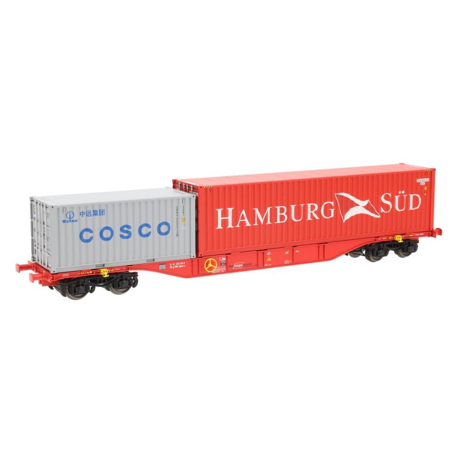 HOゲージ 鉄道模型 貨車 ACME RCA COSCO Hamburg Sued Era V VI DC Containertragwagen | 