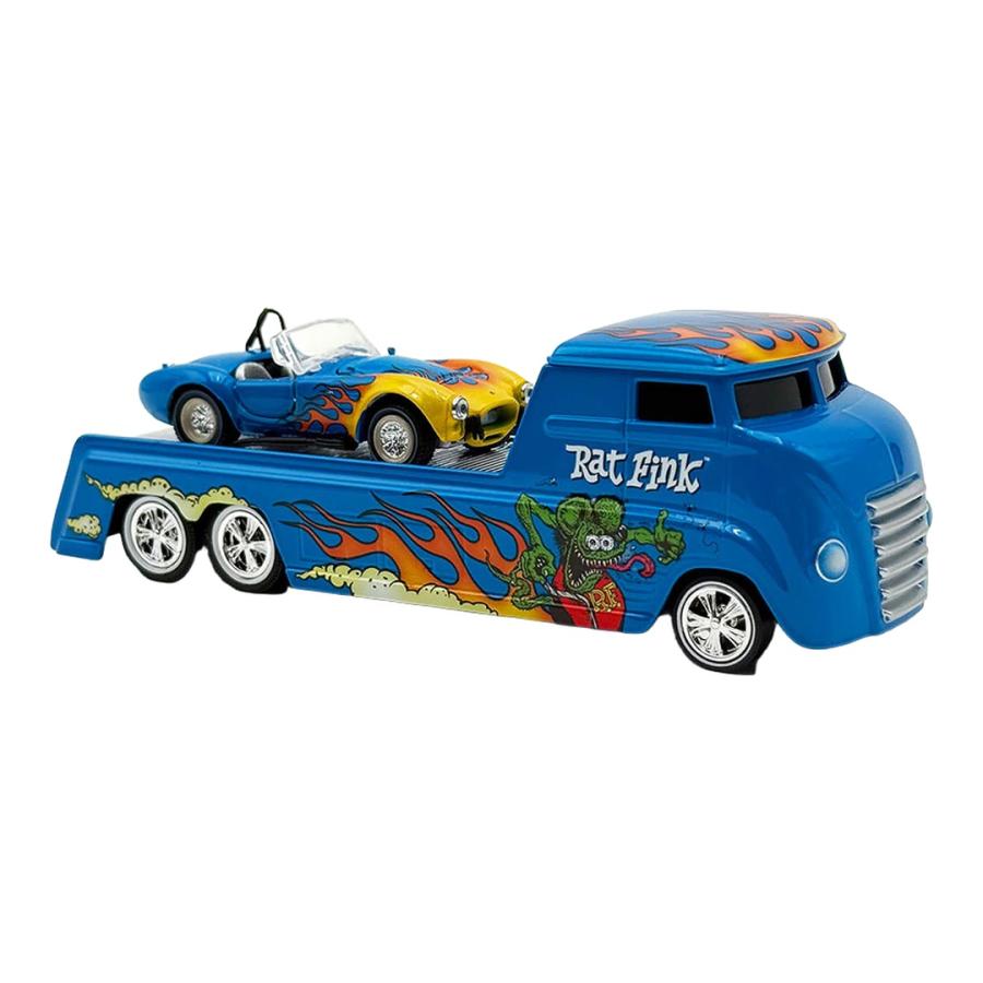 Rat Fink Hauler with Cobra Super Snake Convertible / ACME 1/64 模型 | 