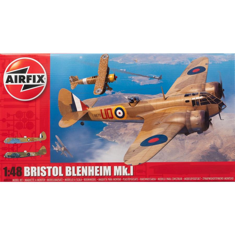 Bristol Blenheim Mk.I 組み立てプラモキット模型 爆撃機 /Airfix 1/48 | 