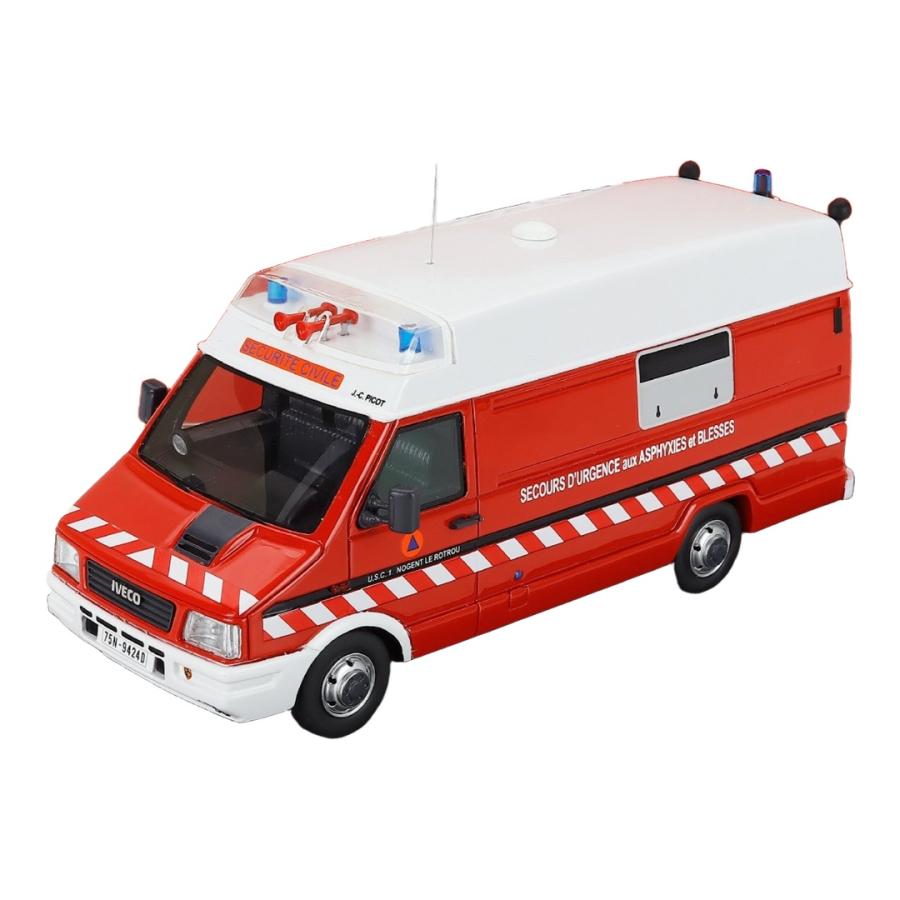Iveco Daily Van PICOT VSAB Securite Civile 1996 / ALERTE 1/43 ミニカー トラック模型 | 