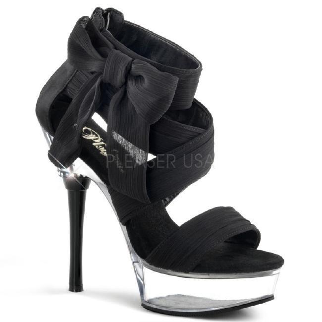 ALLURE-664 5.5インチ(約14cm) ハイヒール ミュール サンダル /Pleaserプリーザー パーティー 靴 大きい シンデレラサイズ | 