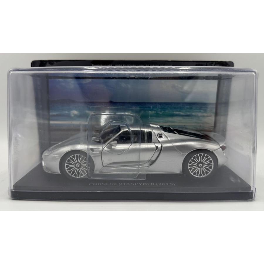 【予約】 Porsche 918 Spyder 2015 シルバー ケース付 コレクションテストモデル EDICOLA 1/24 ミニカー | 