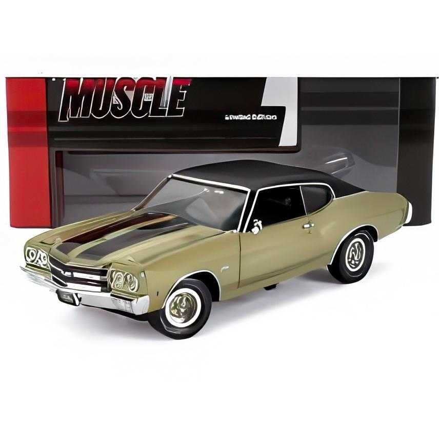 CHEVROLET シェベル SS クーペ 1970 ブラウンブラック/ AUTOWORLD 1/18 ミニカー | 