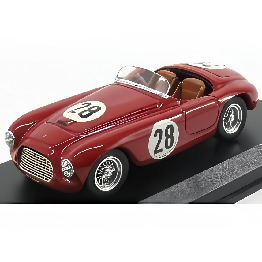 フェラーリ 166 バルケッタ 1952 N 28 ポルトガルGP 6位 ビオンドレッティ 赤 ART 1/43 | 