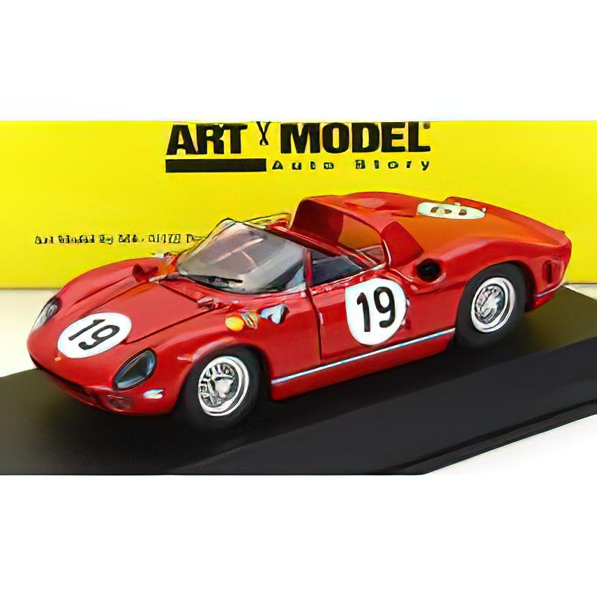 FERRARIフェラーリ 330P 4.0L V12 TEAM SEFAC FERRARI SPA N 19 3rd 24h LE MANS 1964 J.SURTEES - L.BANDINI - RED /ART-MODEL 1/43 ミニカー | 