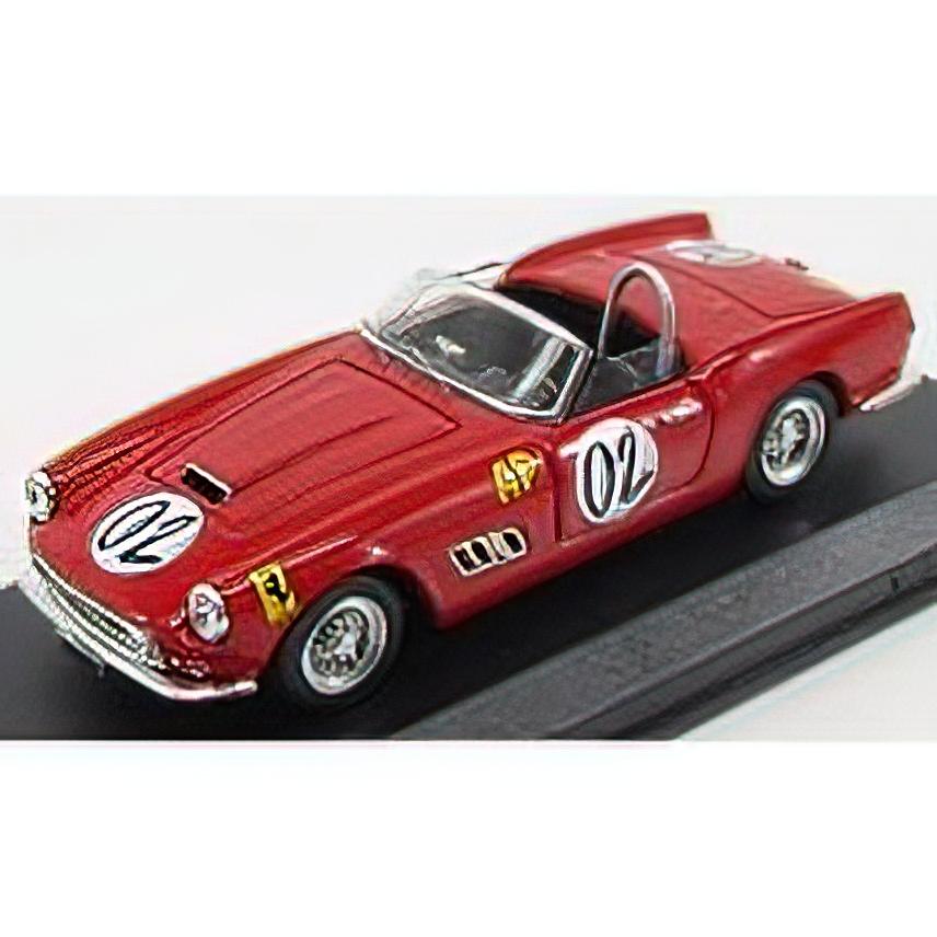 FERRARI - 250 SPIDER CALIFORNIA N 2 WINNER 2h RELAY MARLBORO CUP - CHASSIS #1085 1961 A.WYLIE - RED /ART-MODELART-MODEL 1/43ミニカー | 