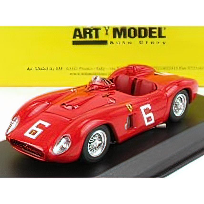 FERRARI - 500TR ch0612 N 6 WINNER PRELIMINARY SMARTT FIELD 1956 E.LUNKEN - RED /ART-MODELART-MODEL 1/43ミニカー | 