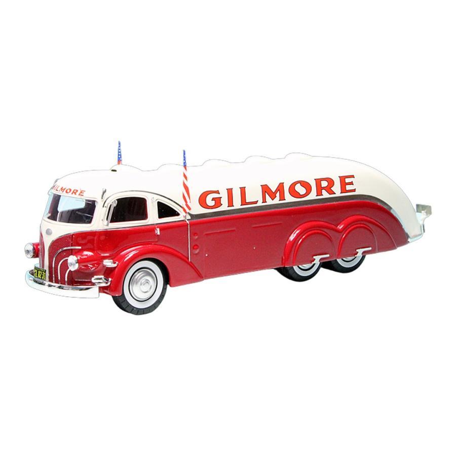 White Streamline タンク トラック 1935 USA Gilmore 333台限定 / AutoCult 1/43 ミニカー | 