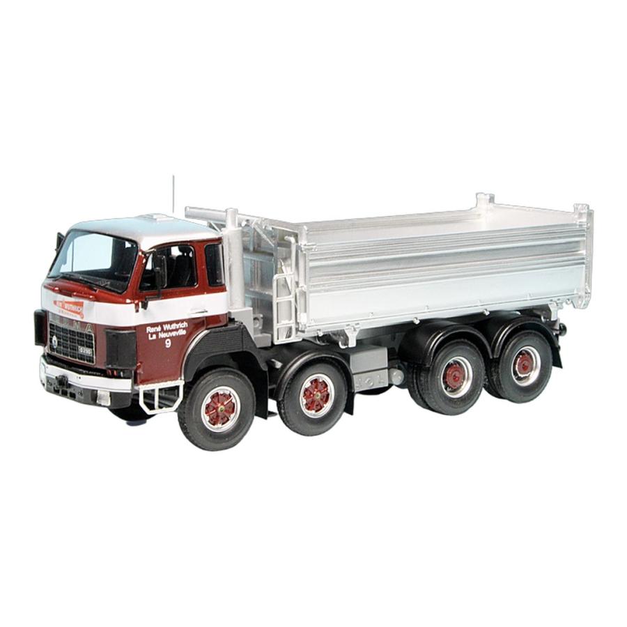 Berna D290 B F 8x4 ダンプカー Wuthrich Switzerland / AutoCult 1/43 ミニカー | 