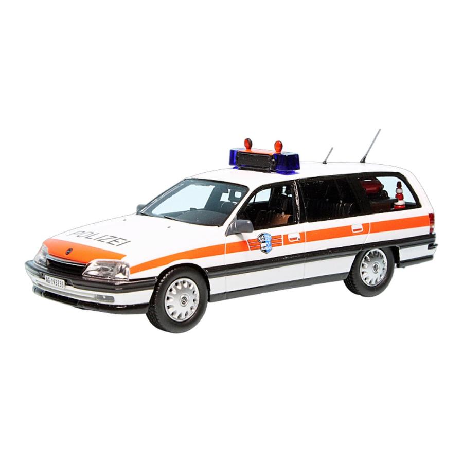 Opel Omega A Caravan 1992 D/CH Kantonspolizei Aargau 150台限定 AutoCult 1/43 | 