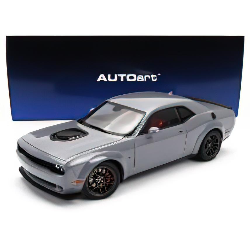 DODGE CHALLENGER R/T SCAT PACK 2022 - SMOK SHOW GREY / Autoart 1/18 | 