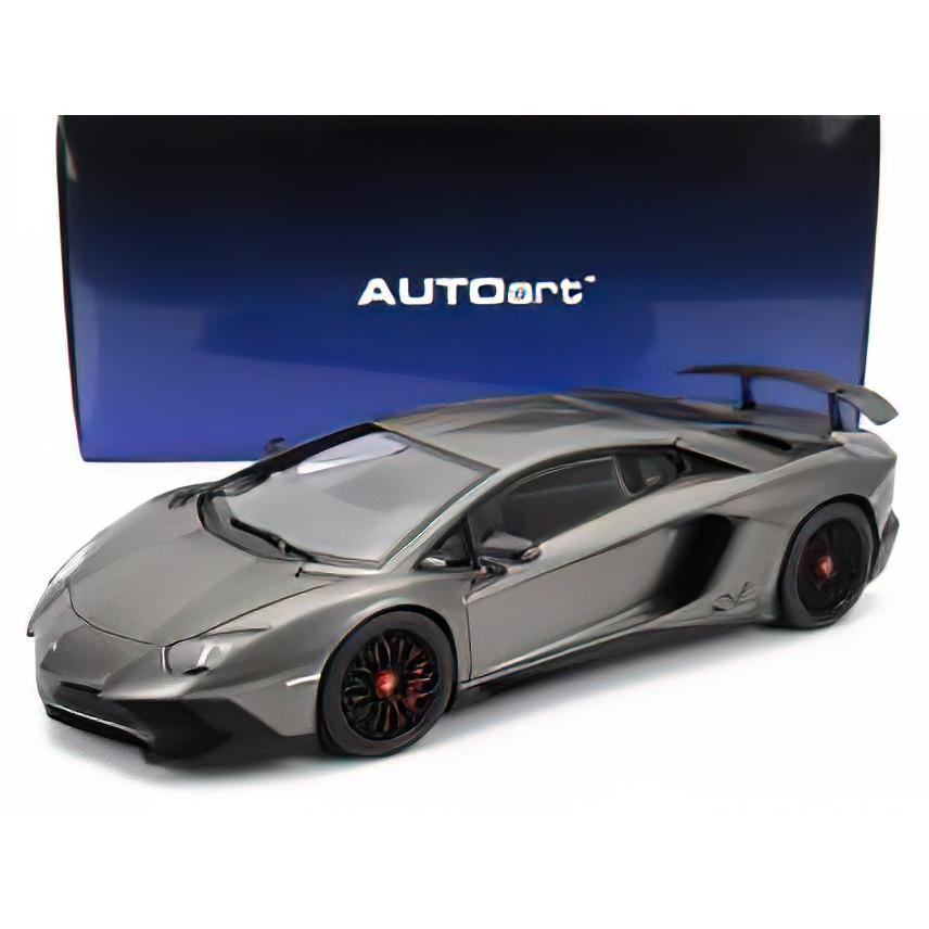 LAMBORGHINI - AVENTADOR LP750-4SV SUPERVELOCE 2015 - TITANIUM GREY /オートアート 1/18 ミニカー | 