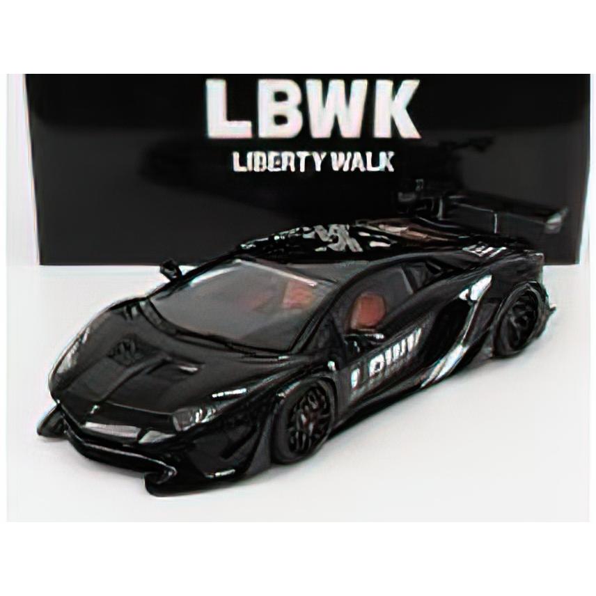 LAMBORGHINI - AVENTADOR LIBERTY WALK 2017 - BLACK /Autoart 1/18 ミニカー | 