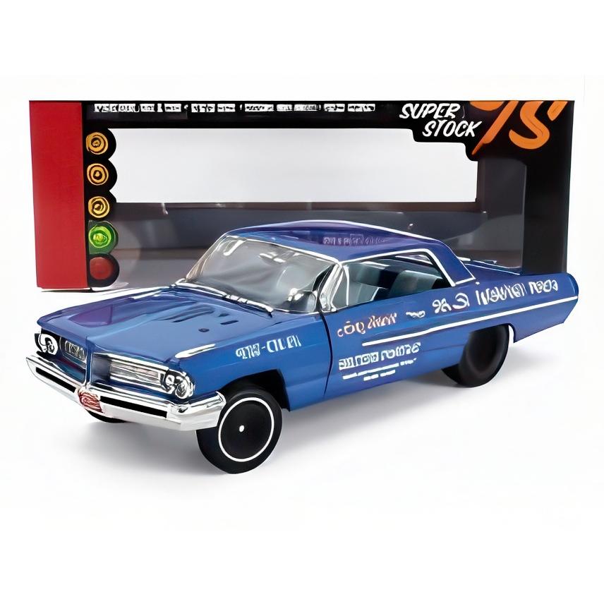 PONTIAC カタリナ HT レジェンドレーシング 1963 ブルー/ AUTOWORLD 1/18 ミニカー | 