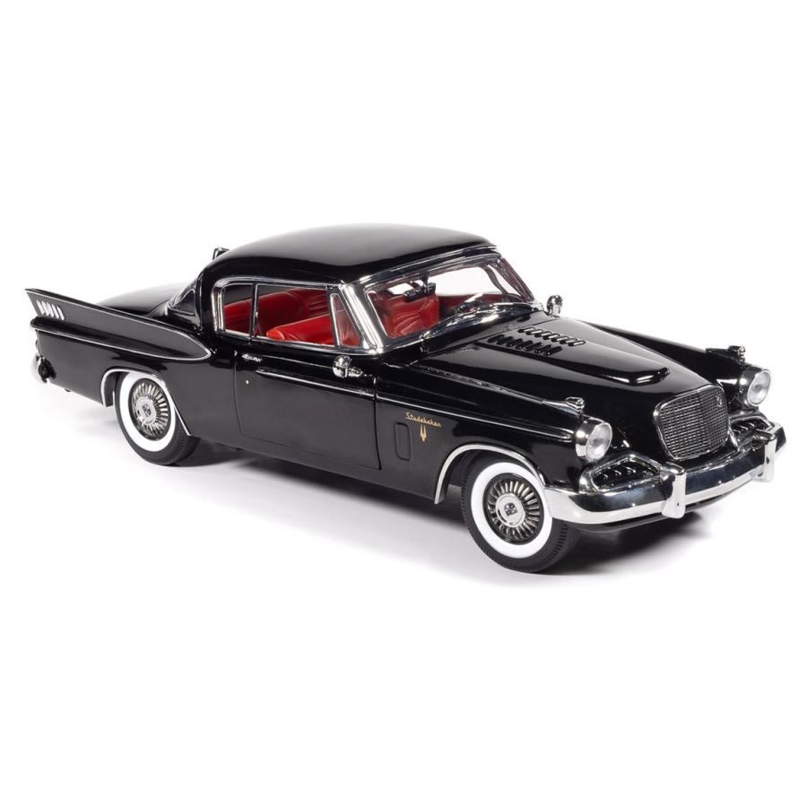Studebakerステュードベーカー Gold Hawk 1957 ミッドナイトブラック MCAC / AutoWorld 1/18 ミニカー | 