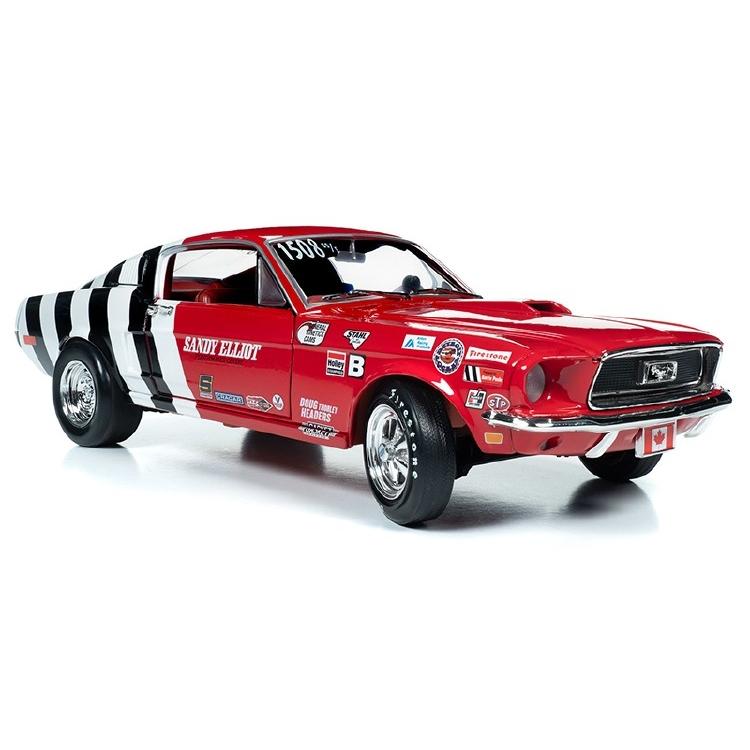 1968 Ford Mustang Fastback (Sandy Elliot)  /AutoWorld 1/18 ミニカー | 